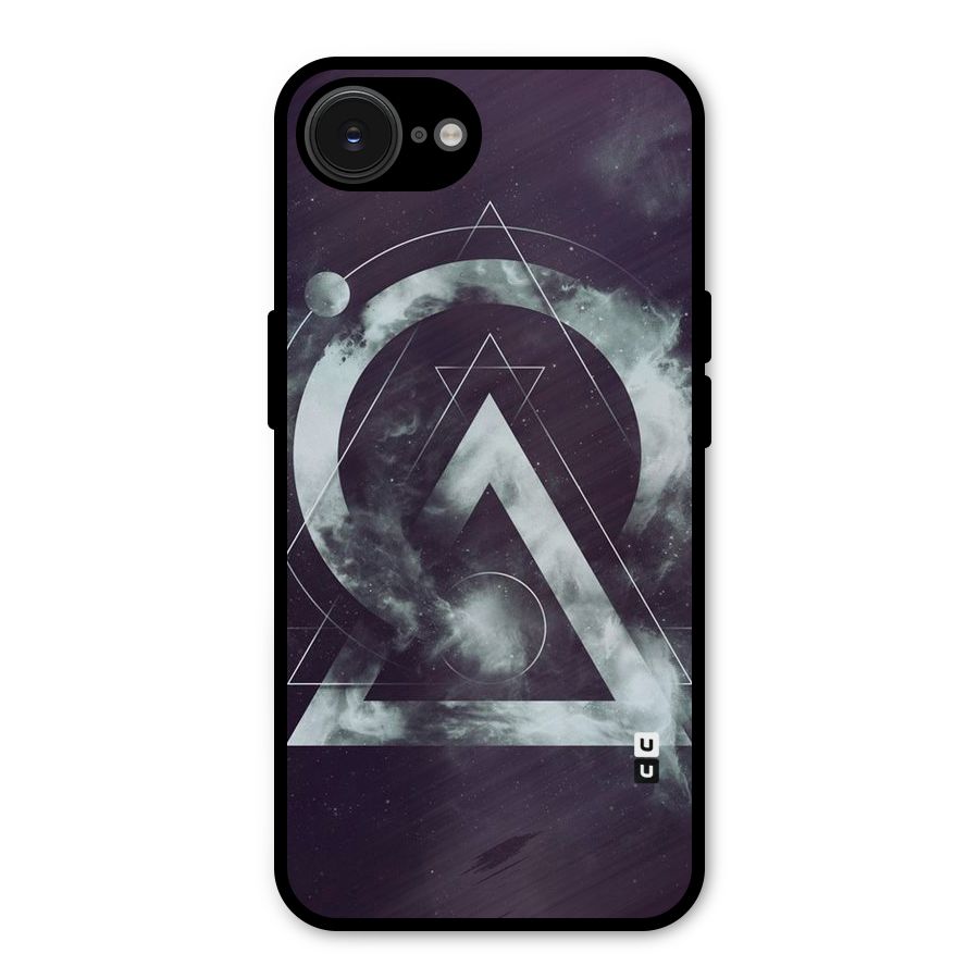 Basic Galaxy Shape Metal Back Case for iPhone 16e