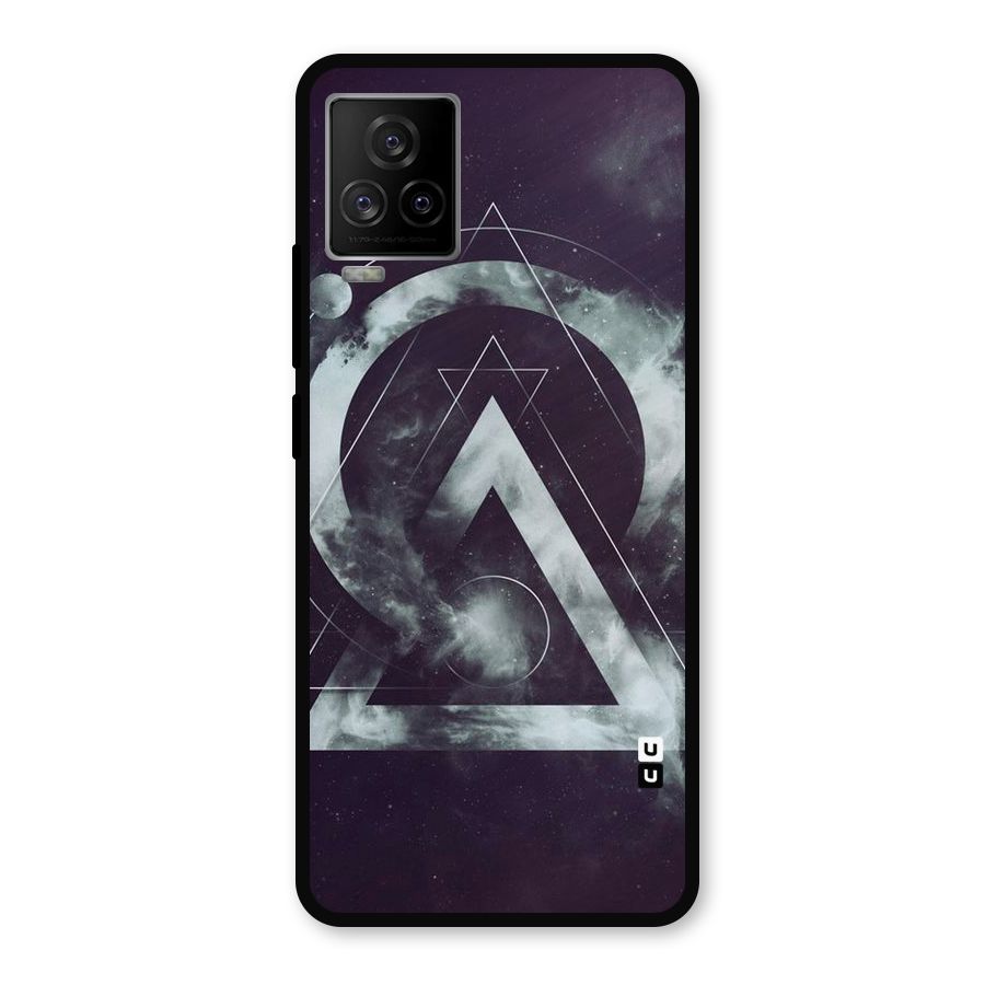 Basic Galaxy Shape Metal Back Case for iQOO 7 Legend 5G