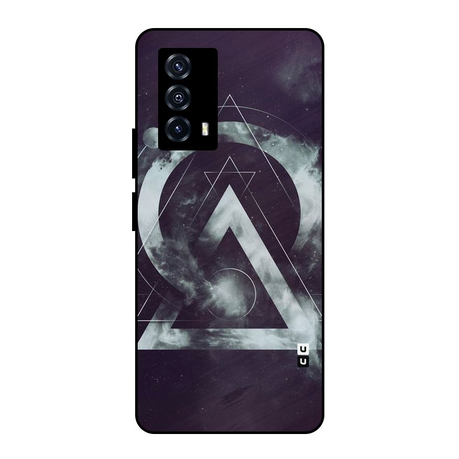 Basic Galaxy Shape Metal Back Case for iQOO Z5