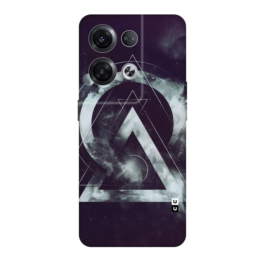 Basic Galaxy Shape Original Polycarbonate Back Case for Oppo Reno8 Pro 5G