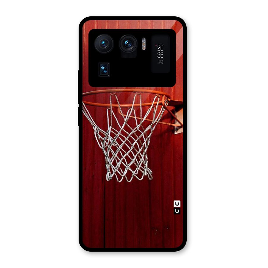 Basket Red Glass Back Case for Mi 11 Ultra