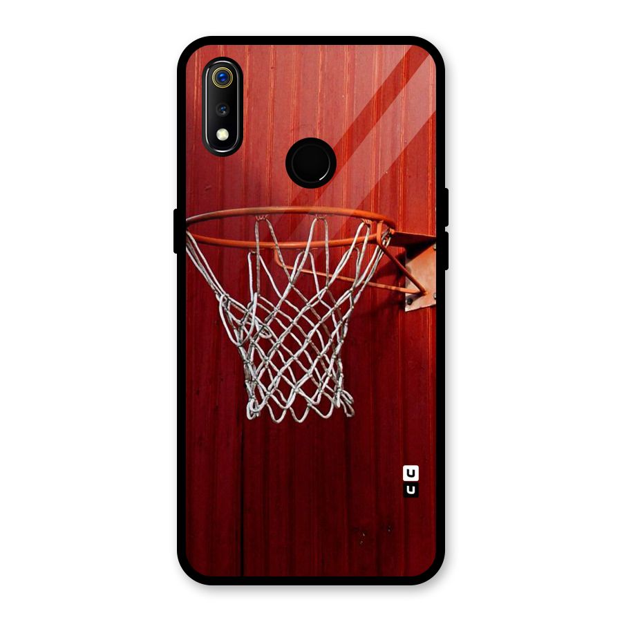 Basket Red Glass Back Case for Realme 3i