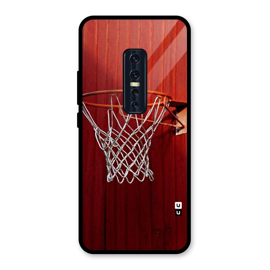 Basket Red Glass Back Case for Vivo V17 Pro