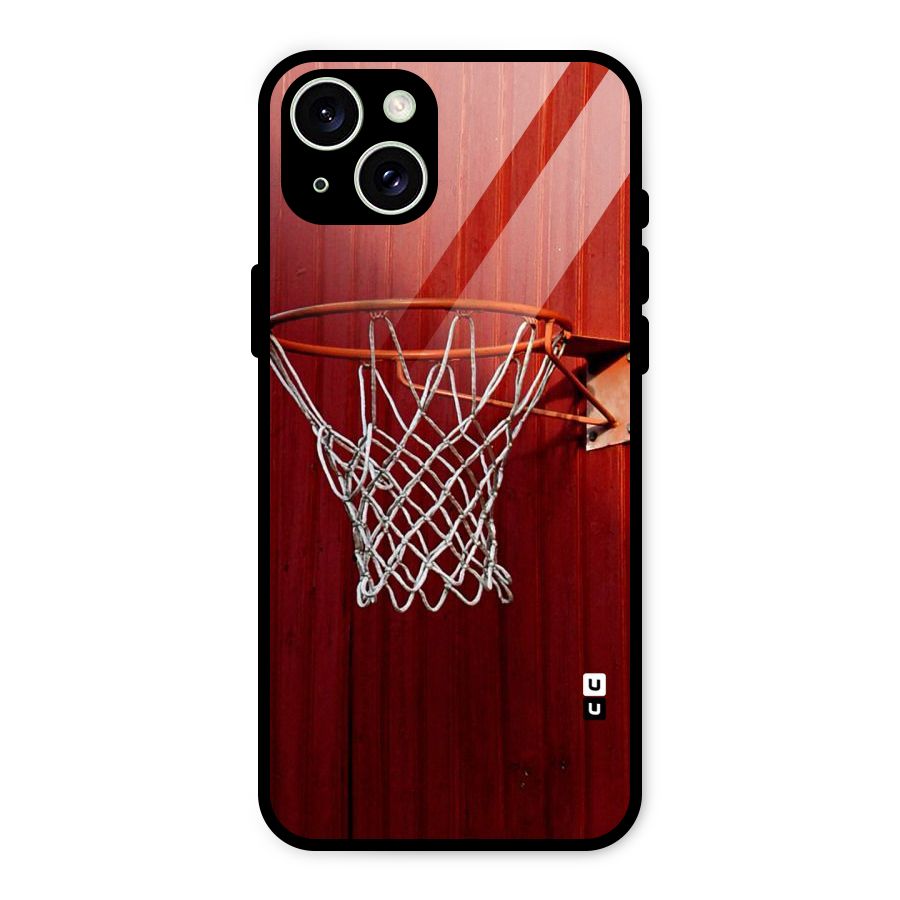 Basket Red Glass Back Case for iPhone 15 Plus