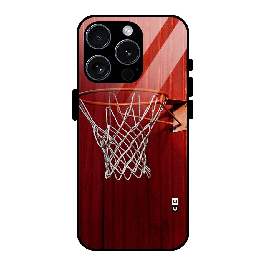 Basket Red Glass Back Case for iPhone 15 Pro