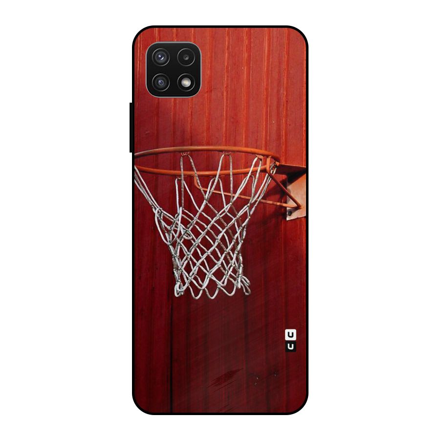 Basket Red Metal Back Case for Galaxy A22 5G