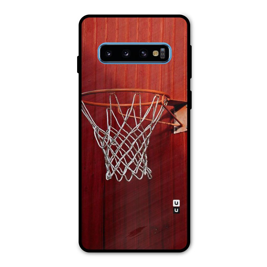 Basket Red Metal Back Case for Galaxy S10