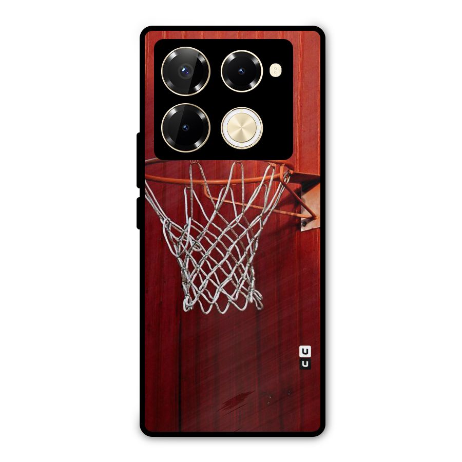 Basket Red Metal Back Case for Infinix Note 40 Pro Plus
