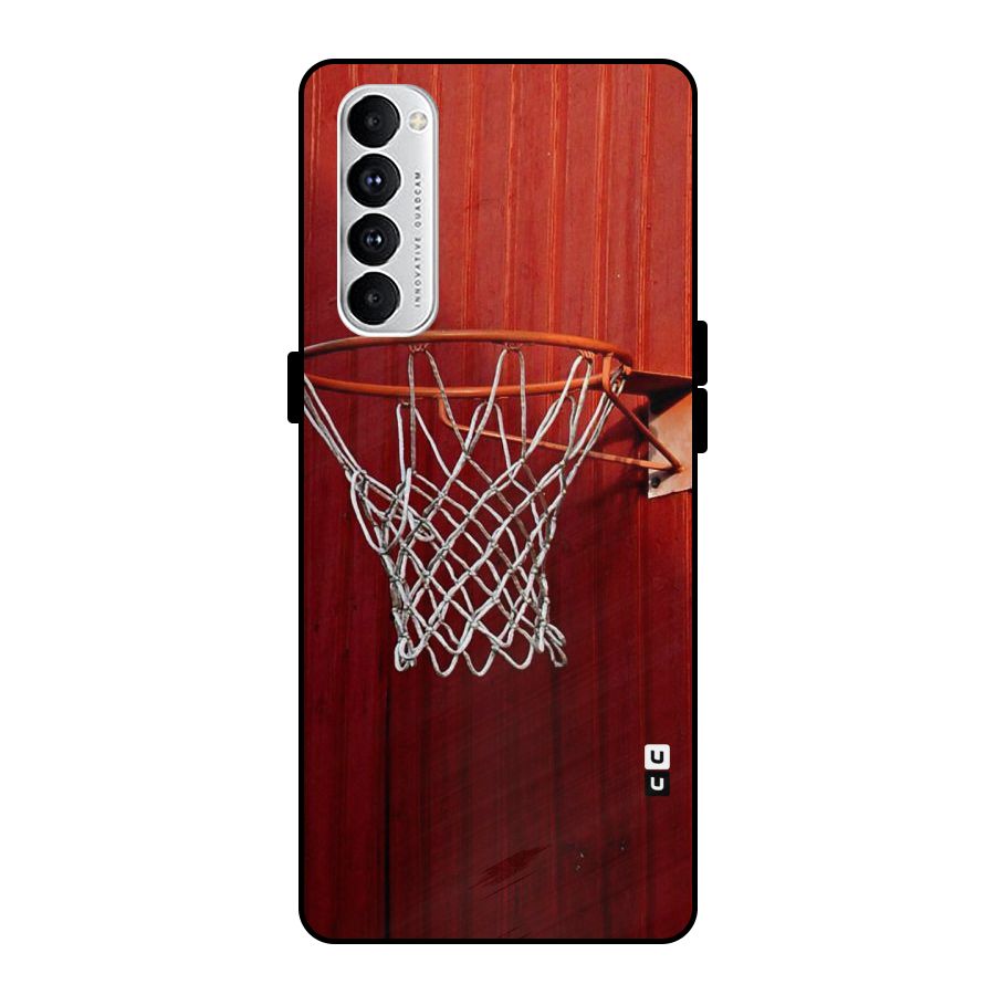 Basket Red Metal Back Case for Oppo Reno4 Pro