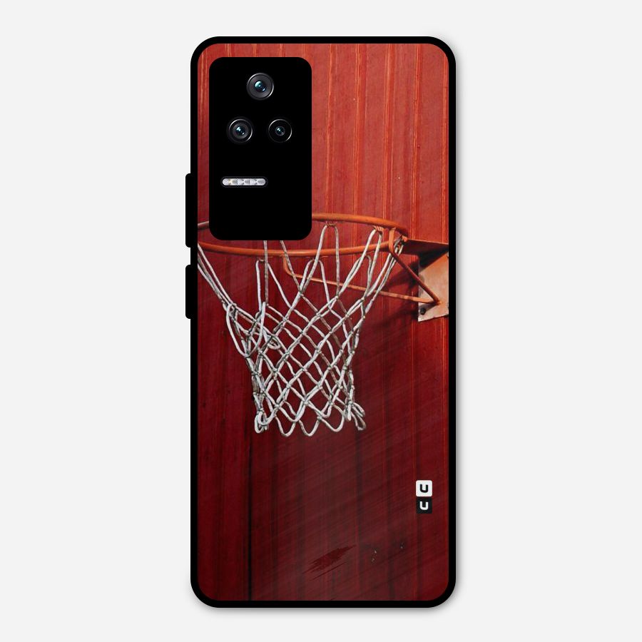 Basket Red Metal Back Case for Poco F4 5G