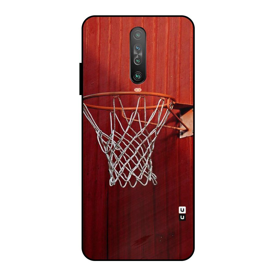 Basket Red Metal Back Case for Poco X2
