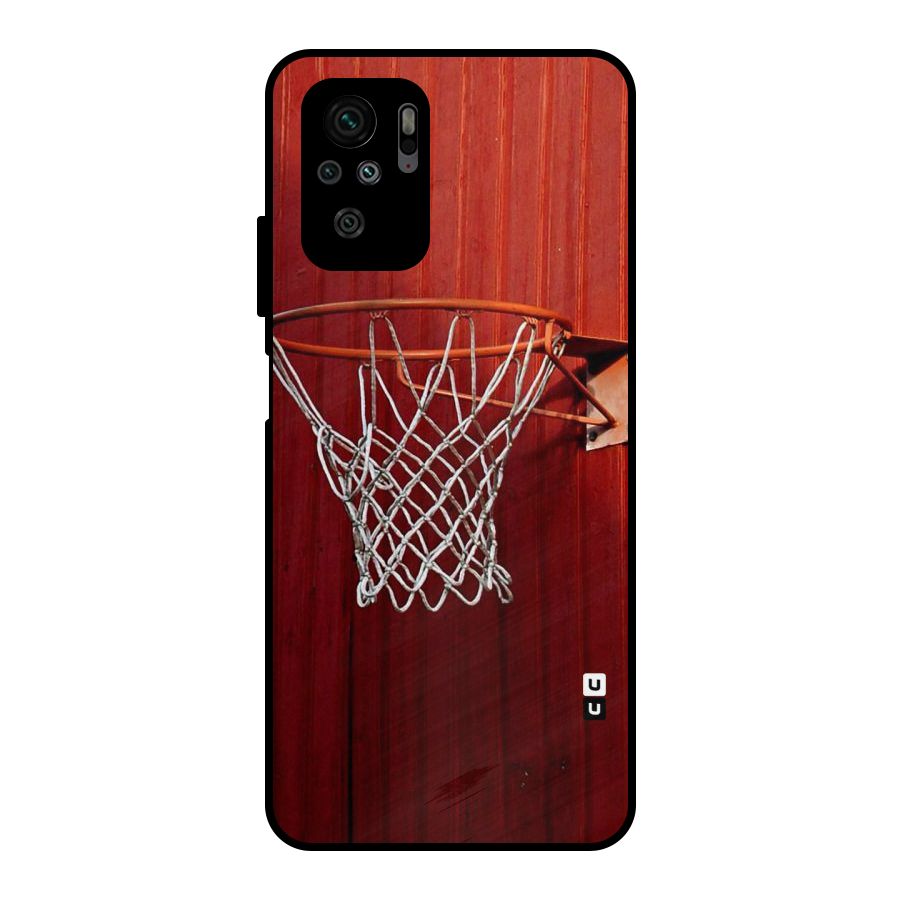 Basket Red Metal Back Case for Redmi Note 10S