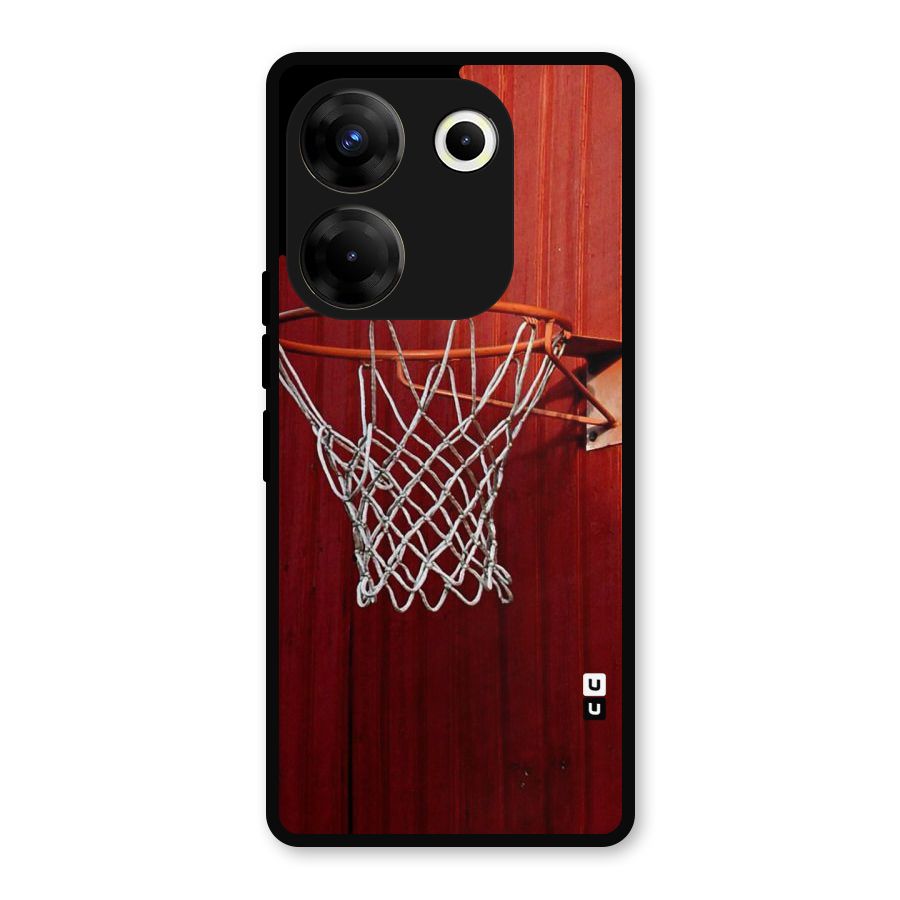 Basket Red Metal Back Case for Tecno Camon 20