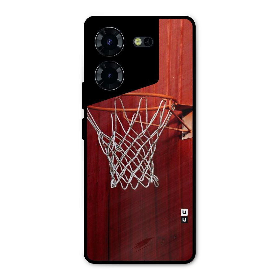 Basket Red Metal Back Case for Tecno Pova 5 Pro 5G