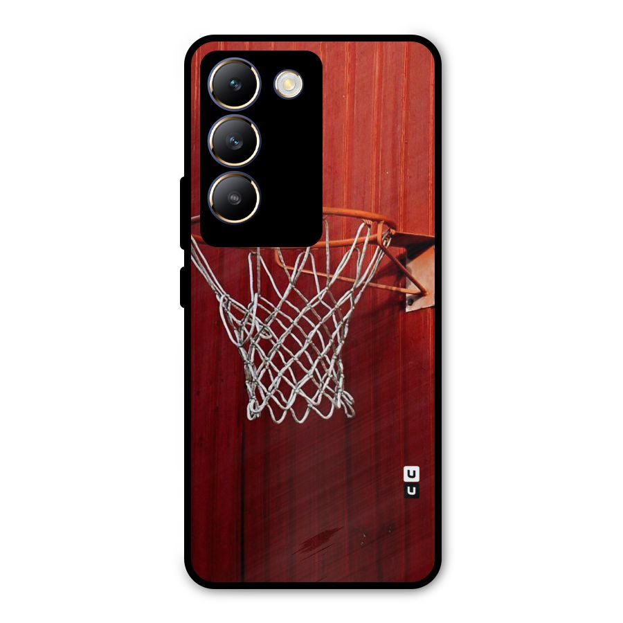 Basket Red Metal Back Case for Vivo T3 5G