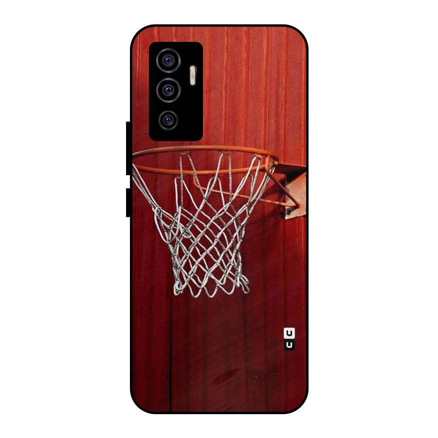 Basket Red Metal Back Case for Vivo V23e