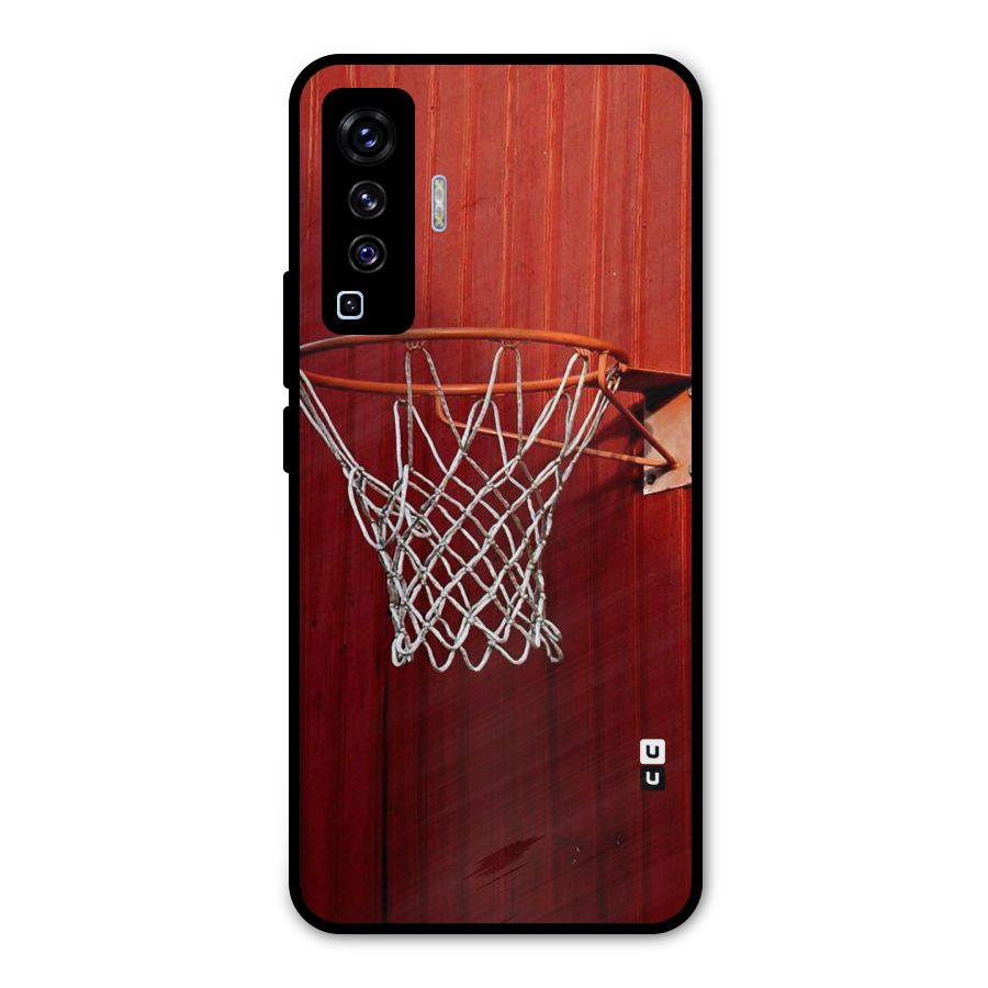 Basket Red Metal Back Case for Vivo X50