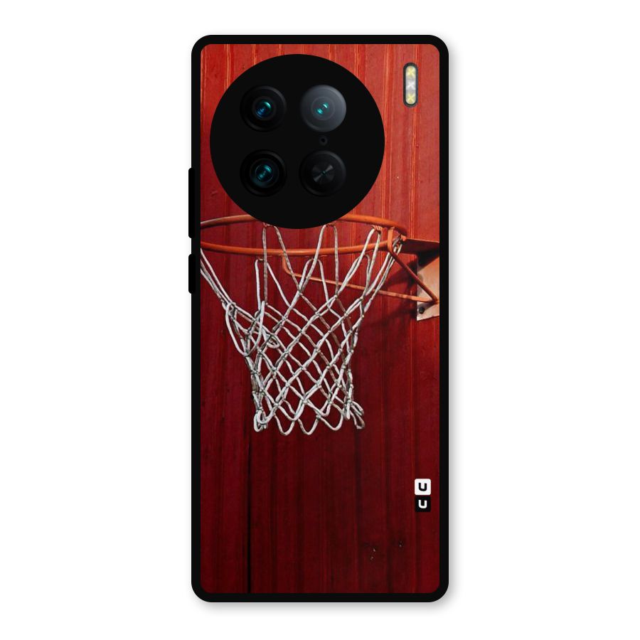 Basket Red Metal Back Case for Vivo X90 Pro