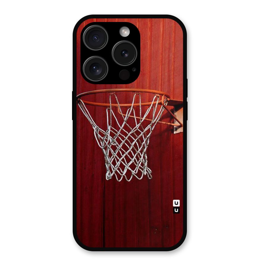 Basket Red Metal Back Case for iPhone 15 Pro