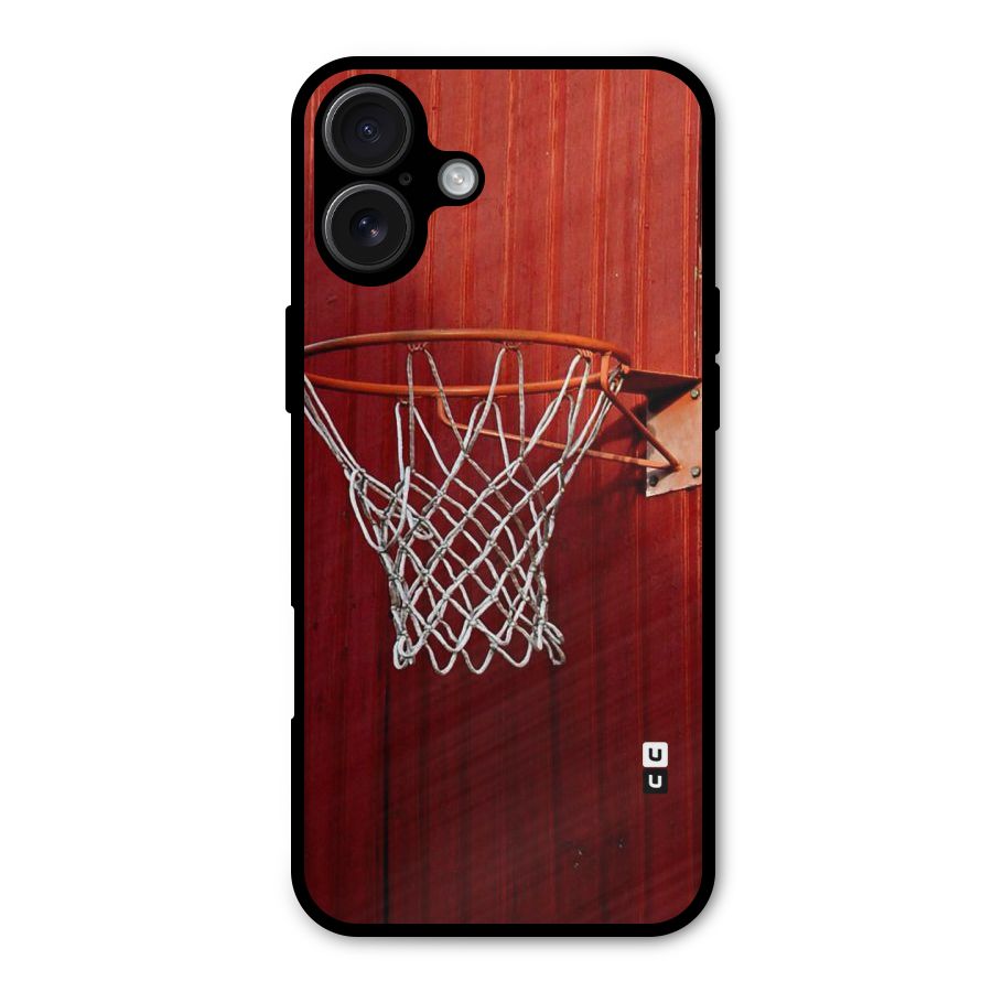 Basket Red Metal Back Case for iPhone 16 Plus