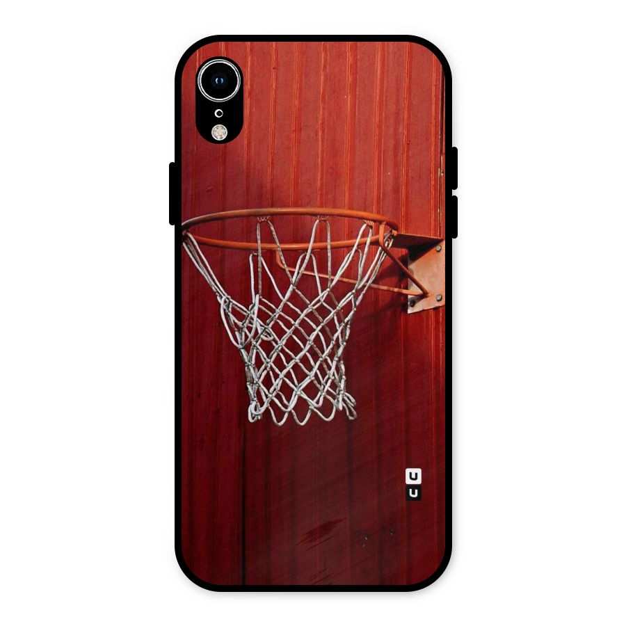 Basket Red Metal Back Case for iPhone XR