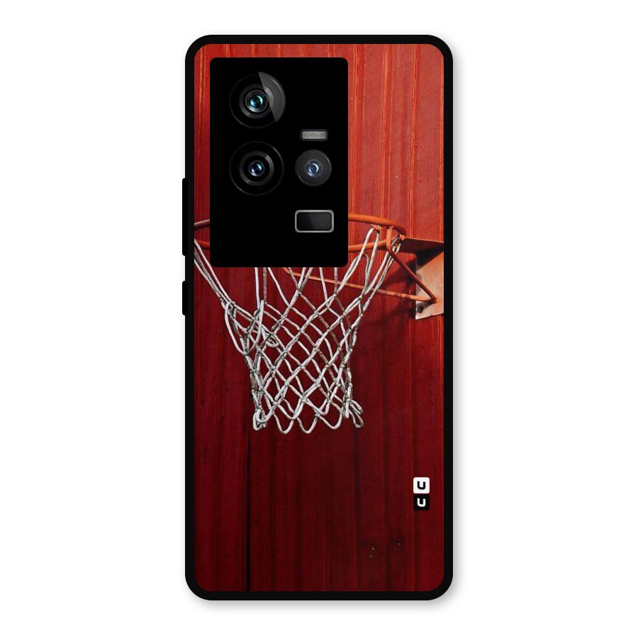 Basket Red Metal Back Case for iQOO 11 5G