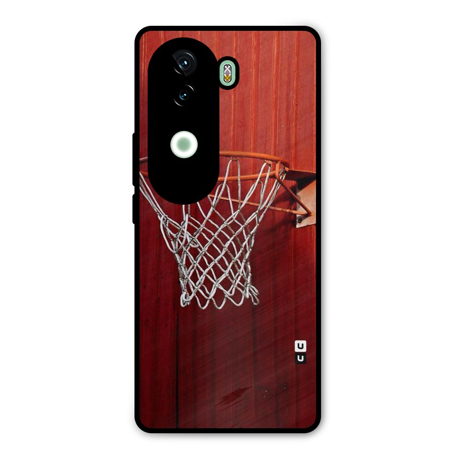 Basket Red Metal Back Case for iQOO Z9s