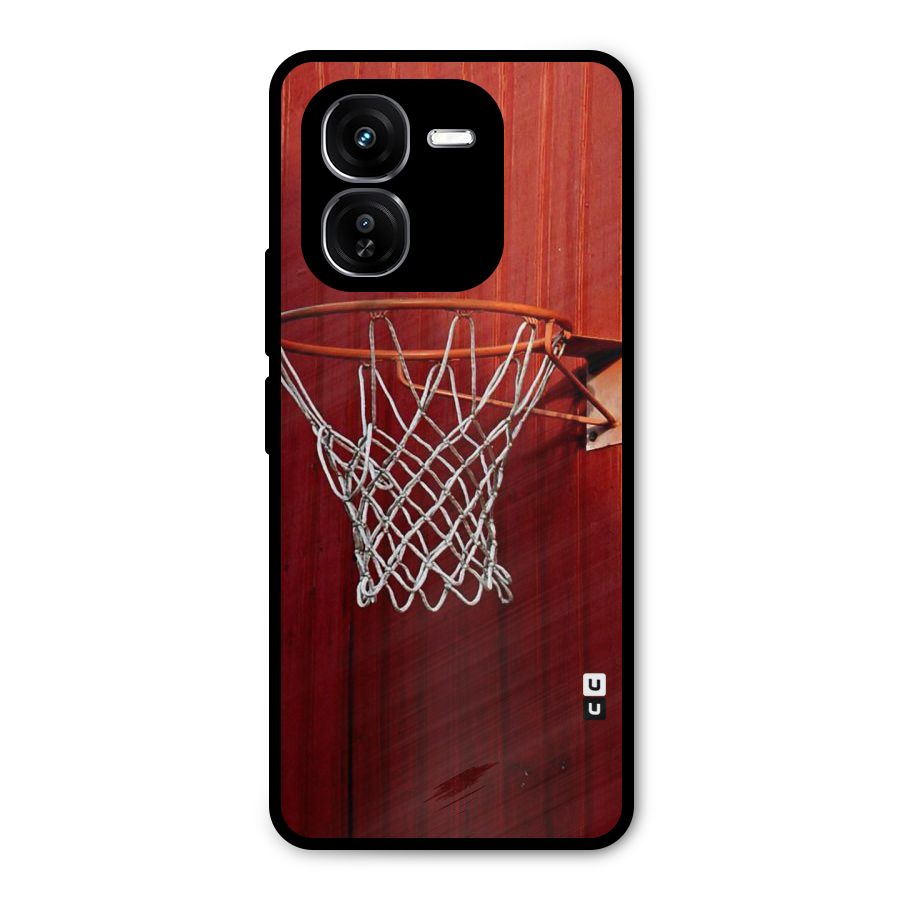 Basket Red Metal Back Case for iQOO Z9x