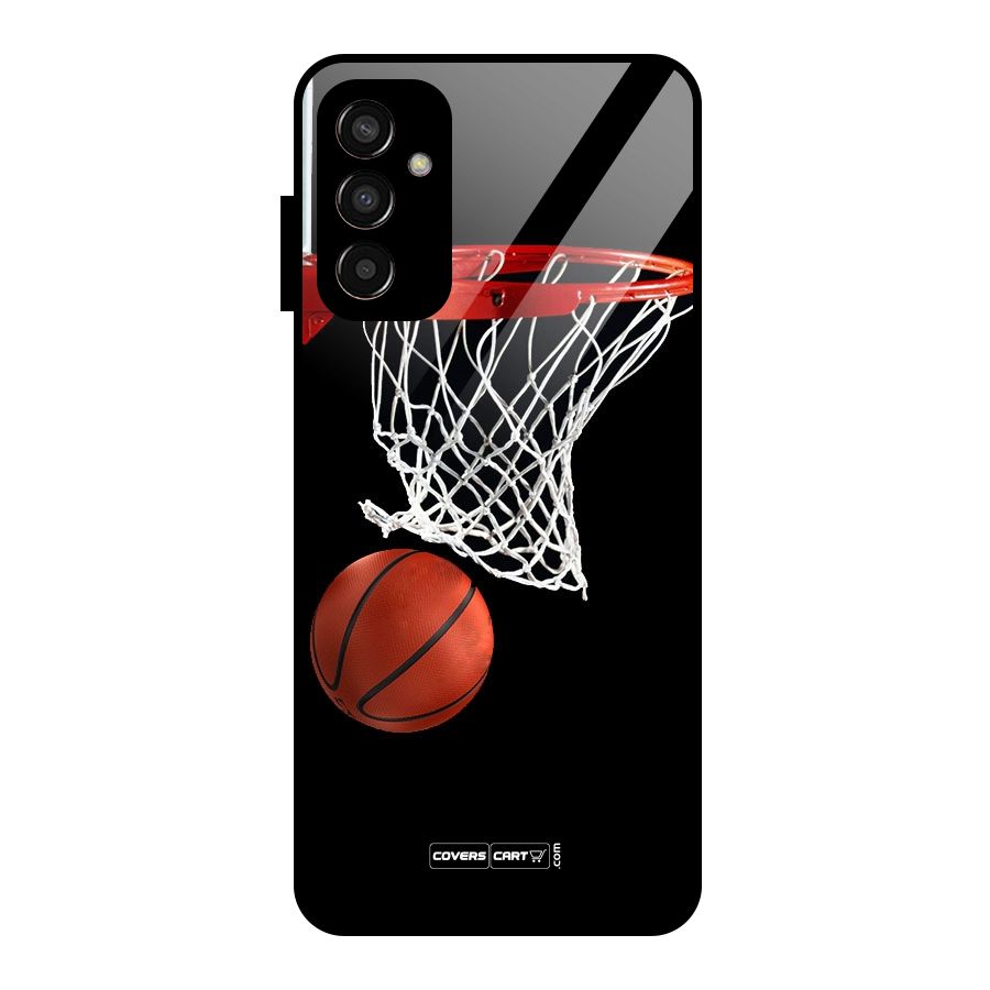 Basketball Glass Back Case for Galaxy F13