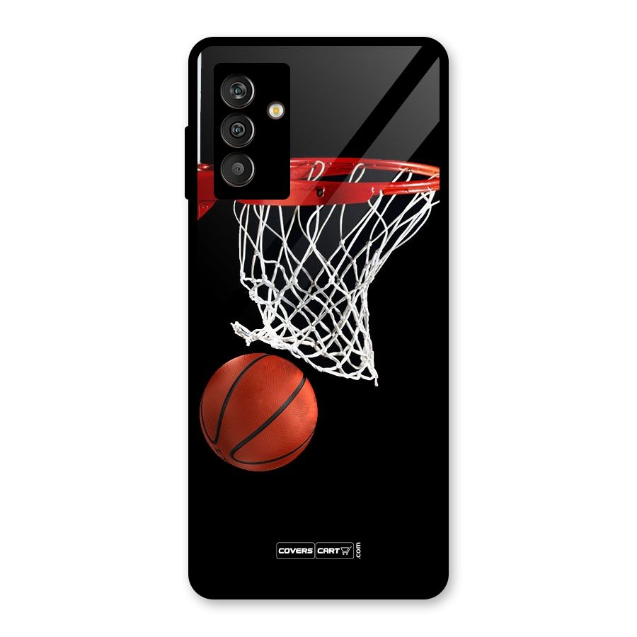Basketball Glass Back Case for Galaxy M13