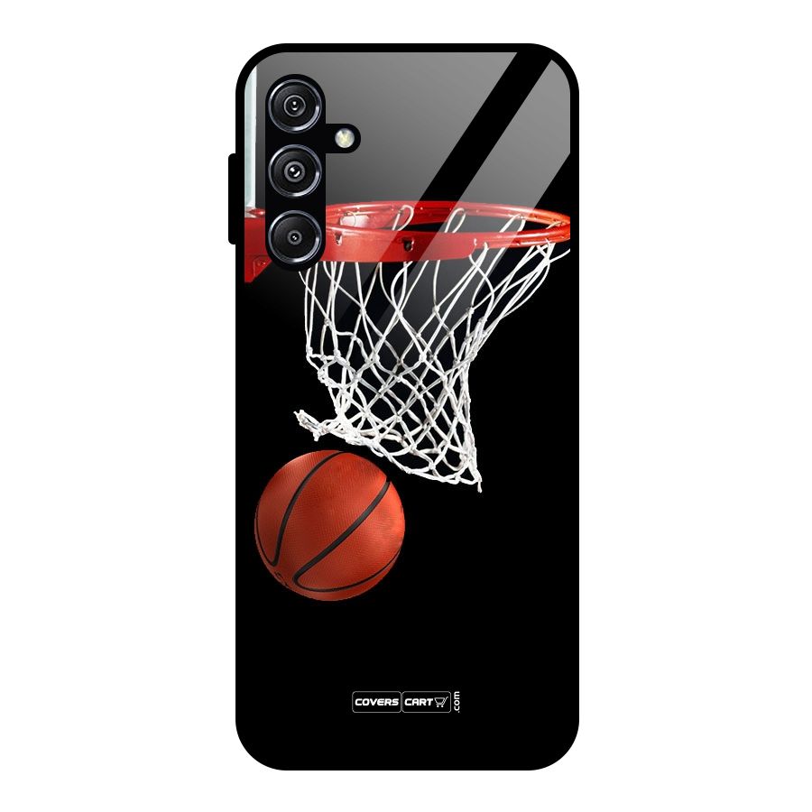 Basketball Glass Back Case for Galaxy M34 5G
