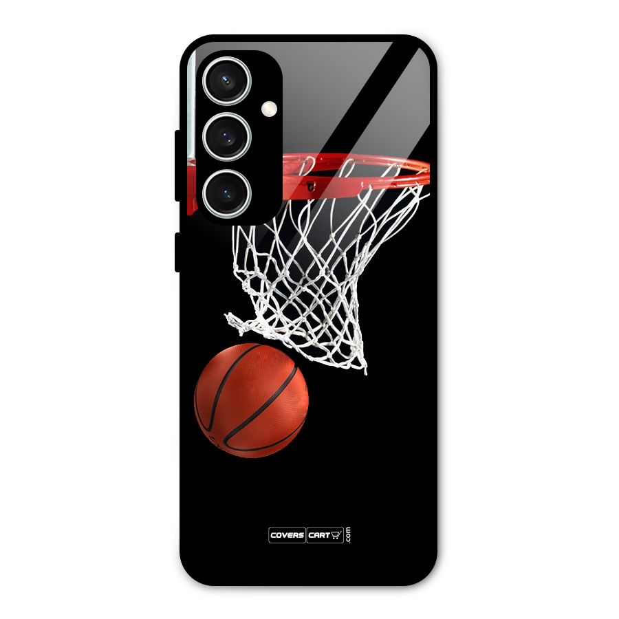 Basketball Glass Back Case for Galaxy S23 FE