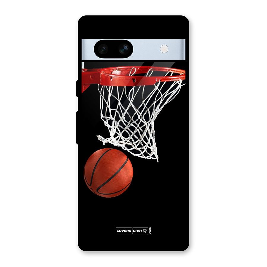Basketball Glass Back Case for Google Pixel 7a