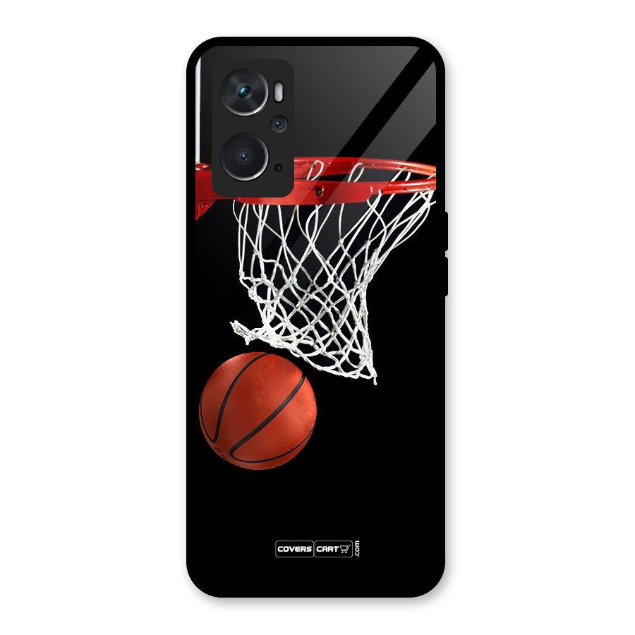 Basketball Glass Back Case for Oppo K10 4G