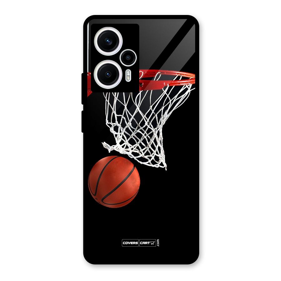 Basketball Glass Back Case for Poco F5