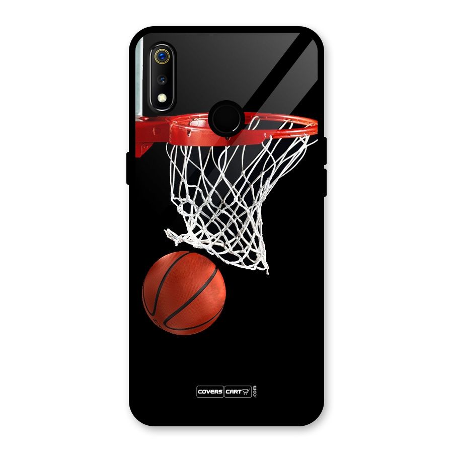 Basketball Glass Back Case for Realme 3i