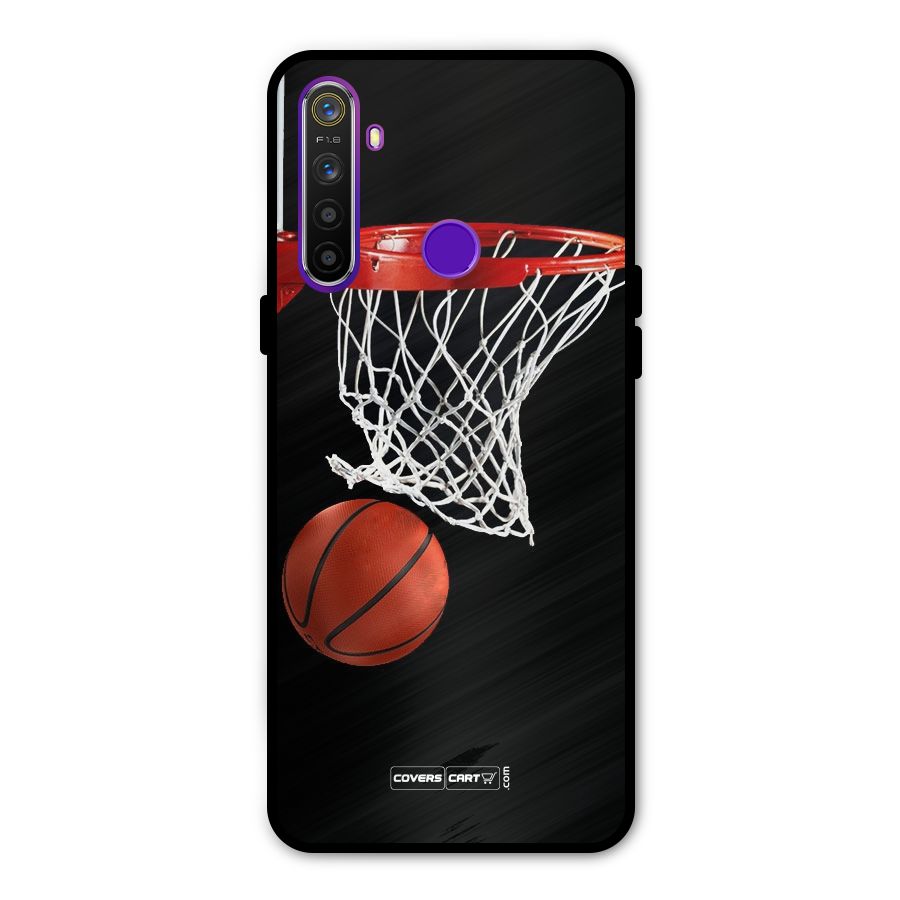 Basketball Glass Back Case for Realme 5s