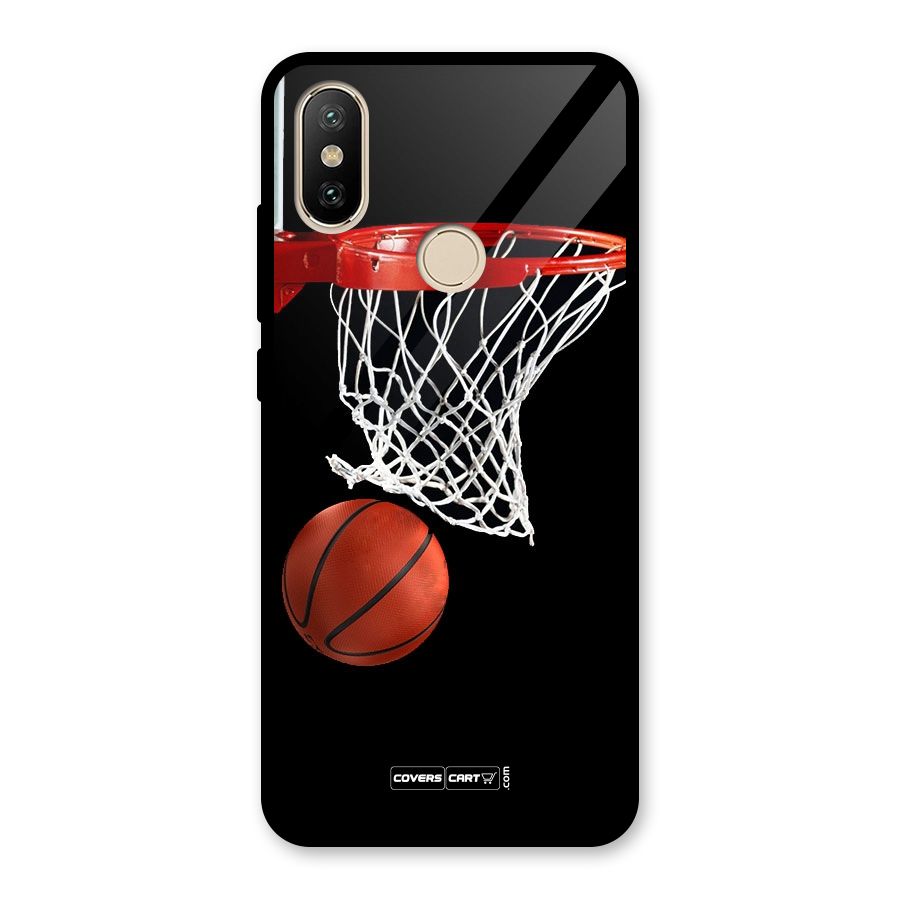 Basketball Glass Back Case for Redmi A2