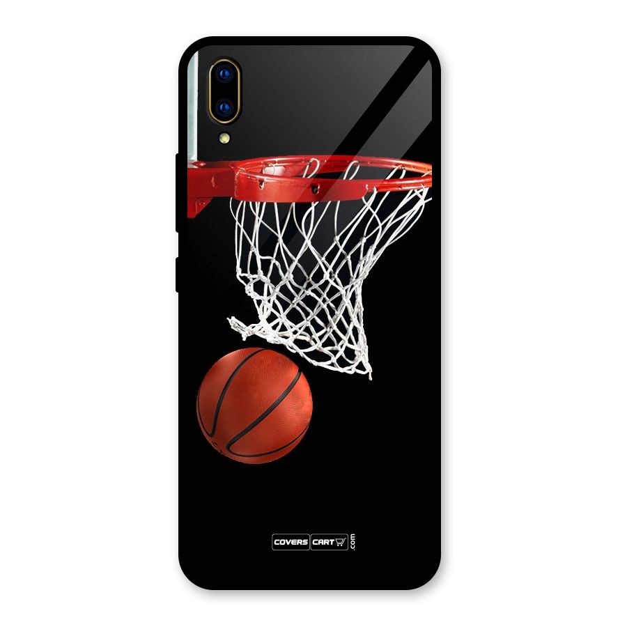 Basketball Glass Back Case for Vivo V11 Pro