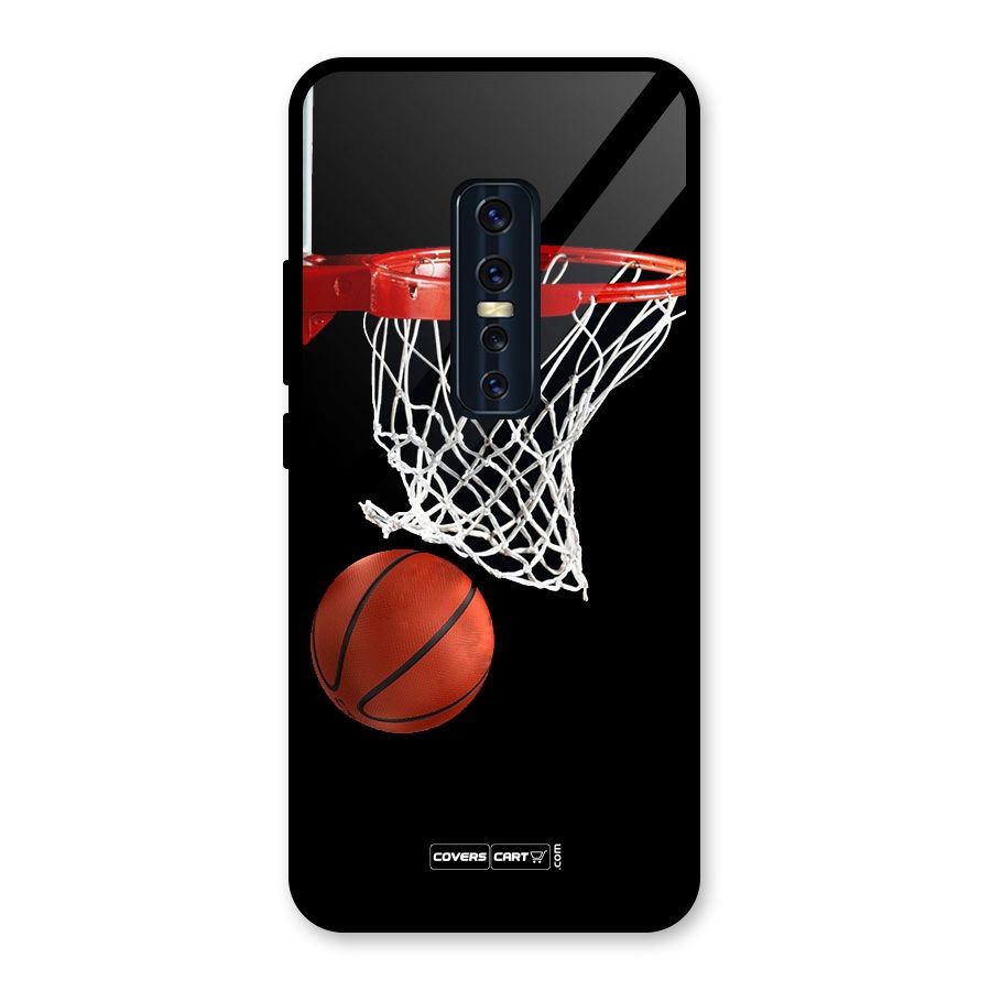 Basketball Glass Back Case for Vivo V17 Pro