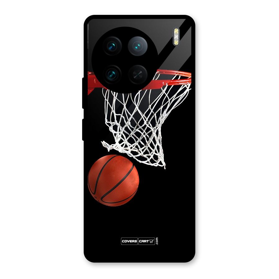 Basketball Glass Back Case for Vivo X90 Pro