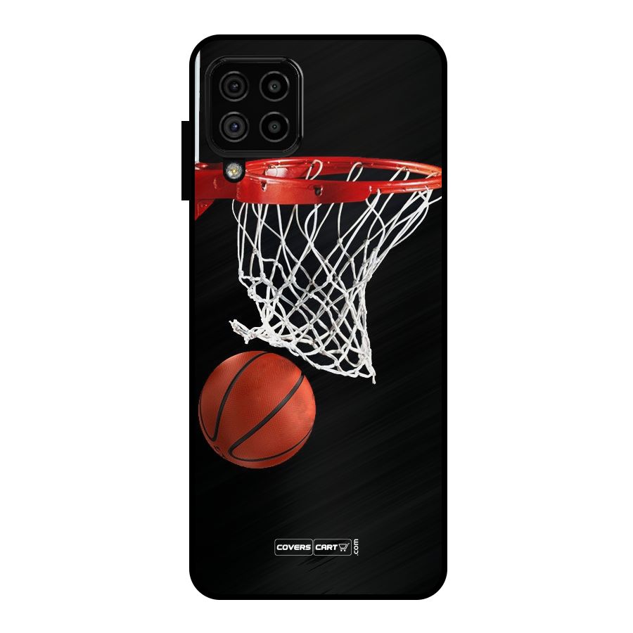 Basketball Metal Back Case for Galaxy A22 4G
