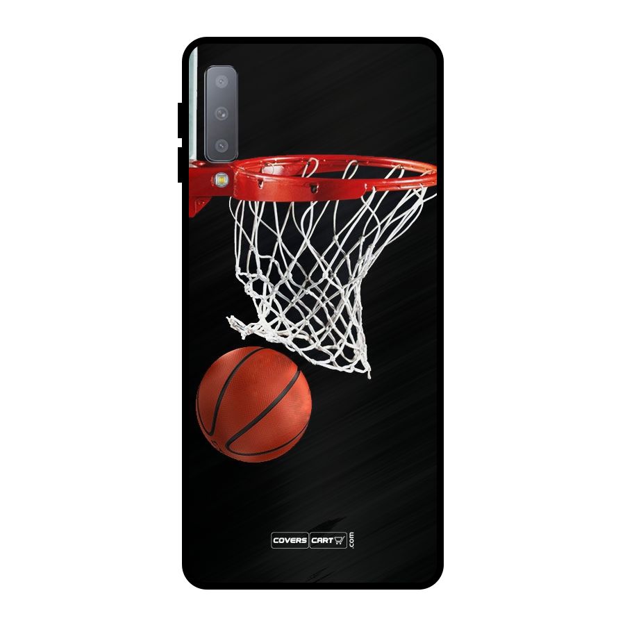 Basketball Metal Back Case for Galaxy A7 (2018)