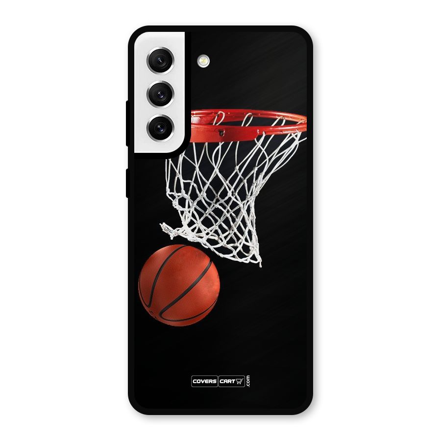 Basketball Metal Back Case for Galaxy S21 FE 5G