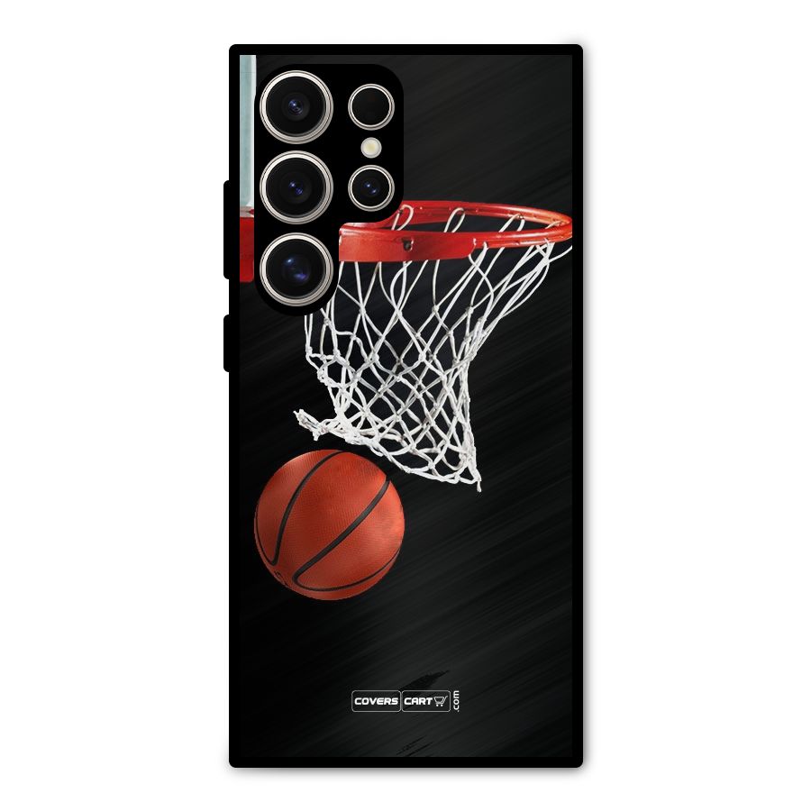 Basketball Metal Back Case for Galaxy S24 Ultra