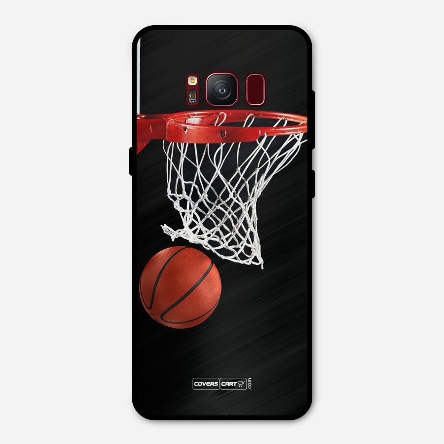 Basketball Metal Back Case for Galaxy S8