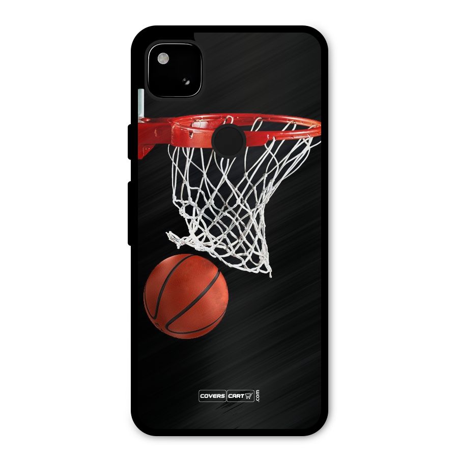 Basketball Metal Back Case for Google Pixel 4a