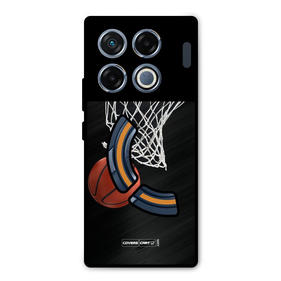 Basketball Metal Back Case for Infinix GT 20 Pro