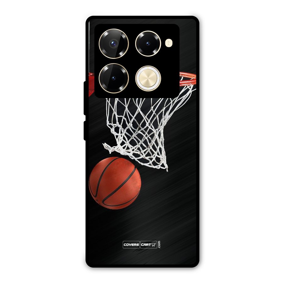 Basketball Metal Back Case for Infinix Note 40 Pro Plus