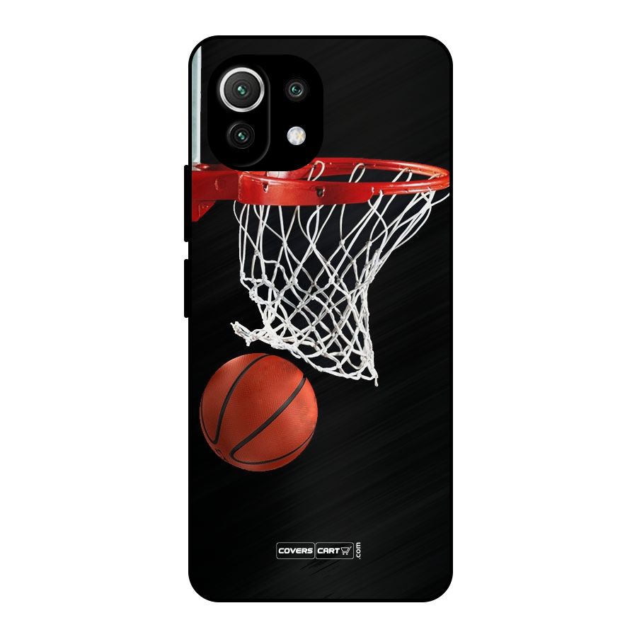Basketball Metal Back Case for Mi 11 Lite